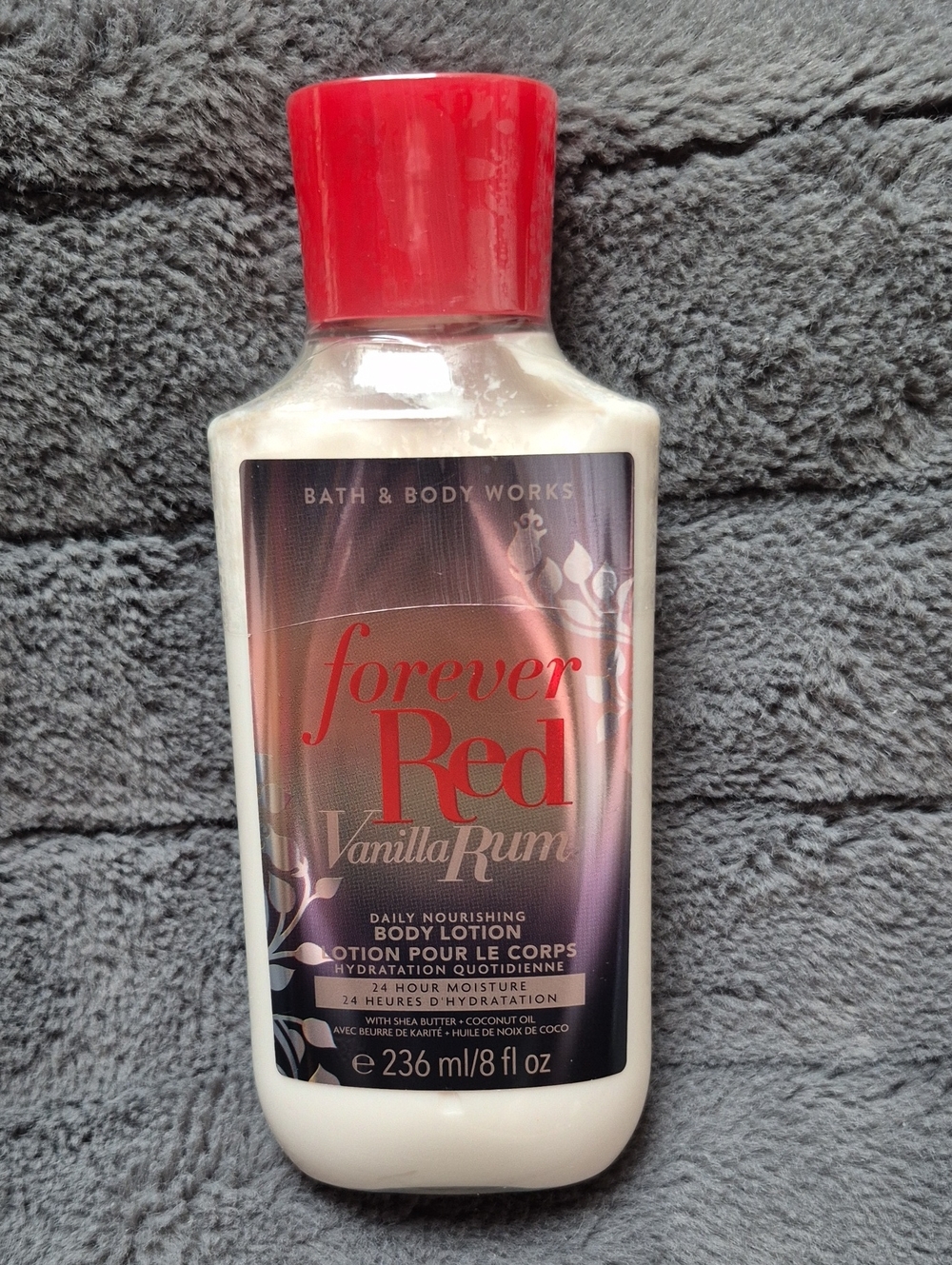 Forever Red Vanilla Rum Body Lotion DISCONTINUED From Bath & Body Works, New